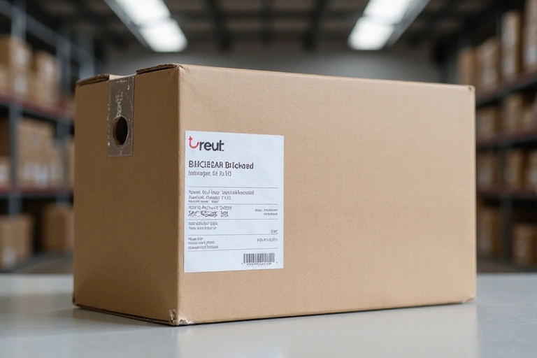 Paczka kurierska gotowa do wysyłki